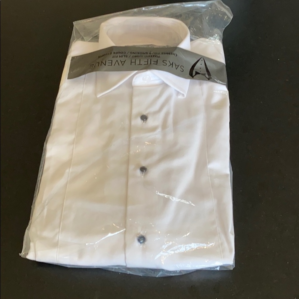 Saks Fifth Ave
Tuxedo Slim-Fit Cotton Dress Shirt